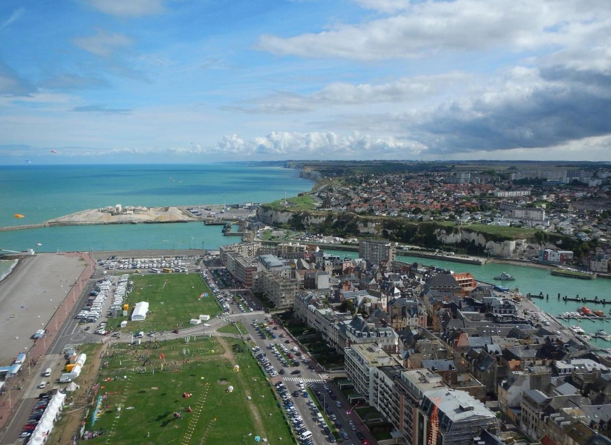 L'Horizon Bleu - Vue Panoramique & Proche Plage - Espace & Confort Leilighet Dieppe Eksteriør bilde